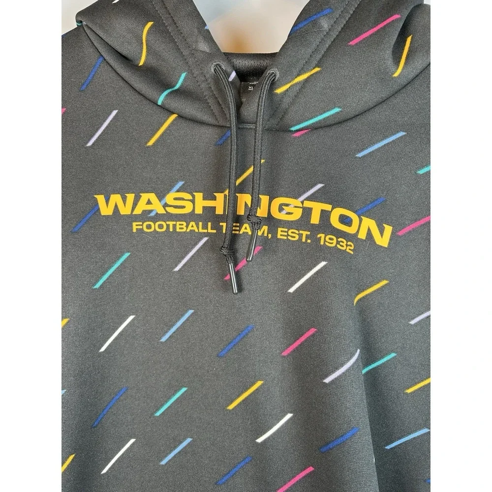 Nike NFL Charcoal Washington Football Team‎  Crucial Catch Pullover Hoodie Sz XL